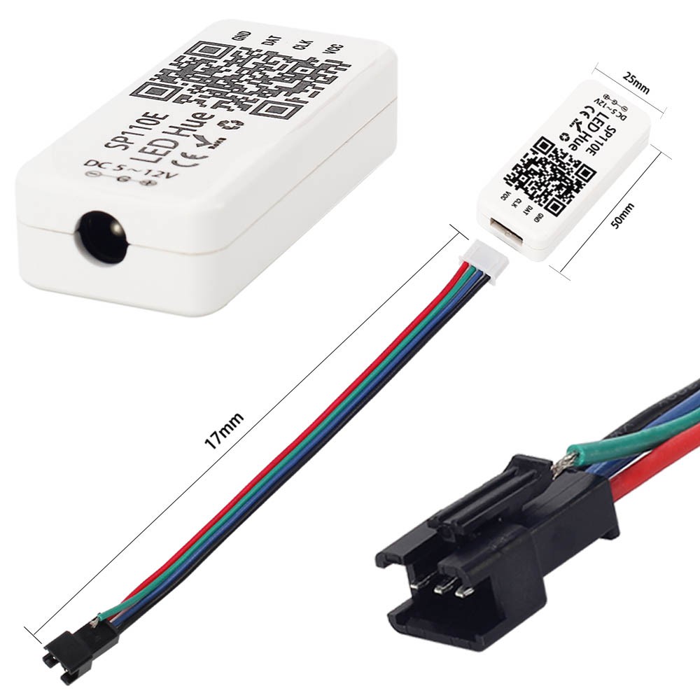 Bộ điều khiển ánh sáng đèn led pixel sp110e ws2811 ws2812b ws2812 sk6812 rgb rgbw ap ws2801 pixels chuyên dụng | BigBuy360 - bigbuy360.vn