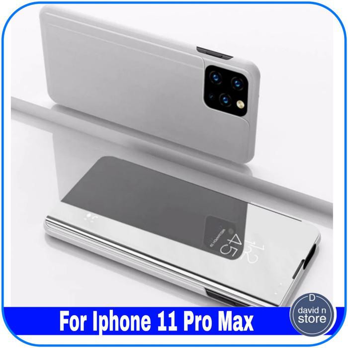 Ốp điện thoại nắp lật tráng gương thông minh cho Iphone 11 Pro Max 6.5