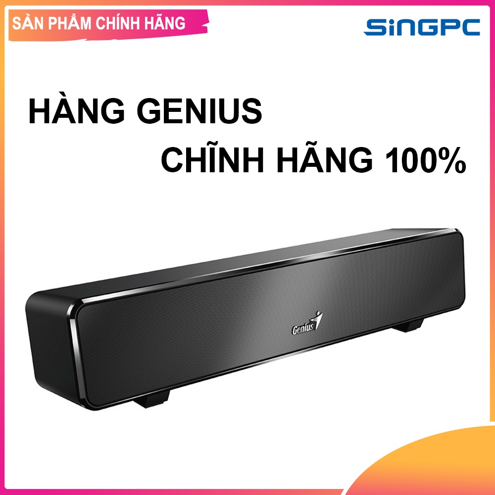 Loa Genius SoundBar 100 Âm Thanh Vòm Sống Động Phong Cách Rạp Phim, Fullbox - Hàng Chính Hãng GENIUS
