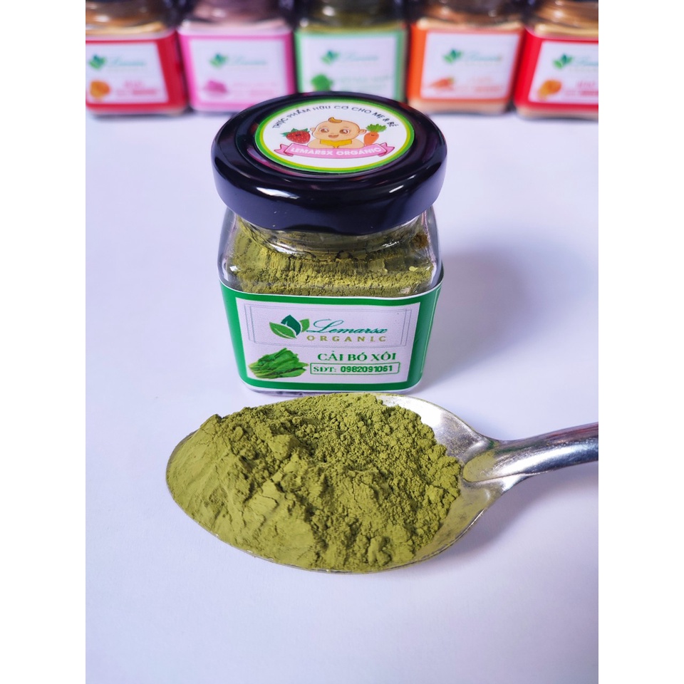 Các Loại Bột Rau Hữu Cơ Sấy Lạnh Cho Bé Ăn Dặm 90gram