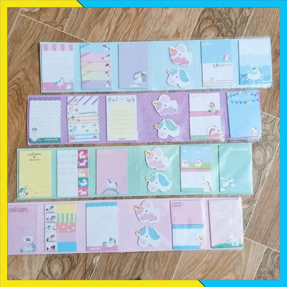 [FREESHIP] Giấy note, giấy ghi chú 6 xấp cute