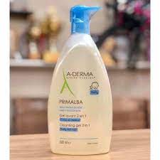 Sữa tắm gội trẻ em A-Derma Primalba Gentle 750ml- Pháp