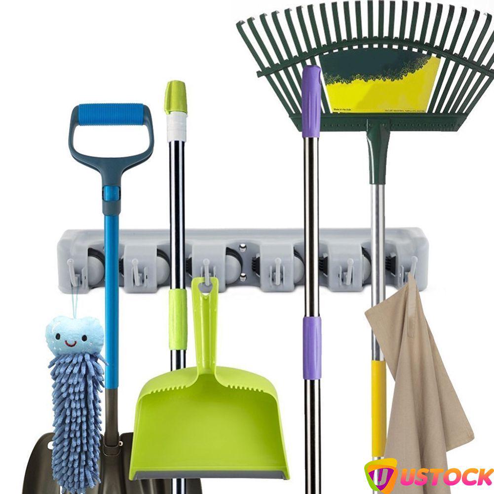 Dụng cụ treo chổi & cây lau nhà gắn tường