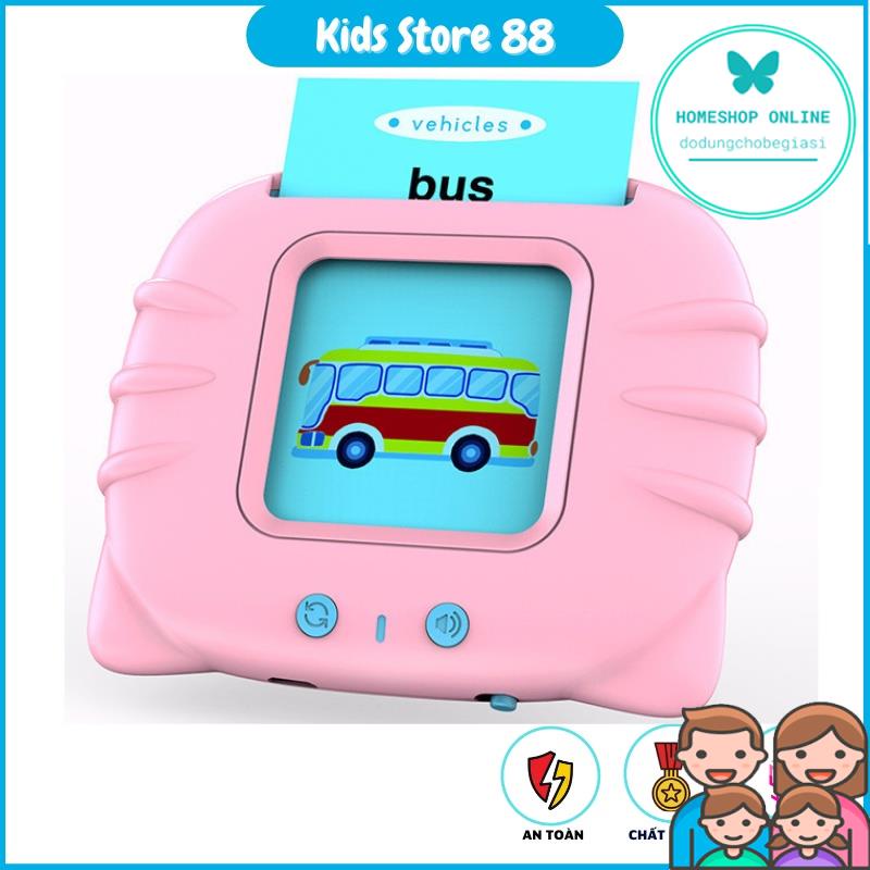 Máy Đọc Thẻ Flashcard Tiếng Anh Dành Cho Trẻ Em Gồm 224 Từ Vựng Không Có Sóng Điện Từ Dodungchobegiasi