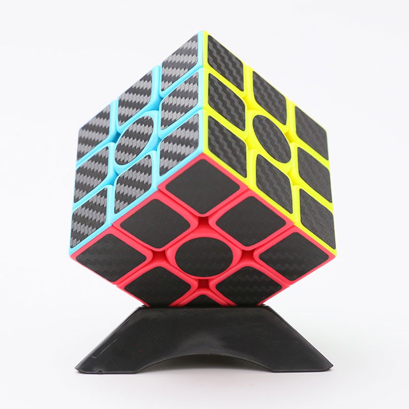 Rubik 3x3 Z-Cube Carbon Fiber Rubik 3 Tầng Cao Cấp ( Rubik Giúp Triển IQ )