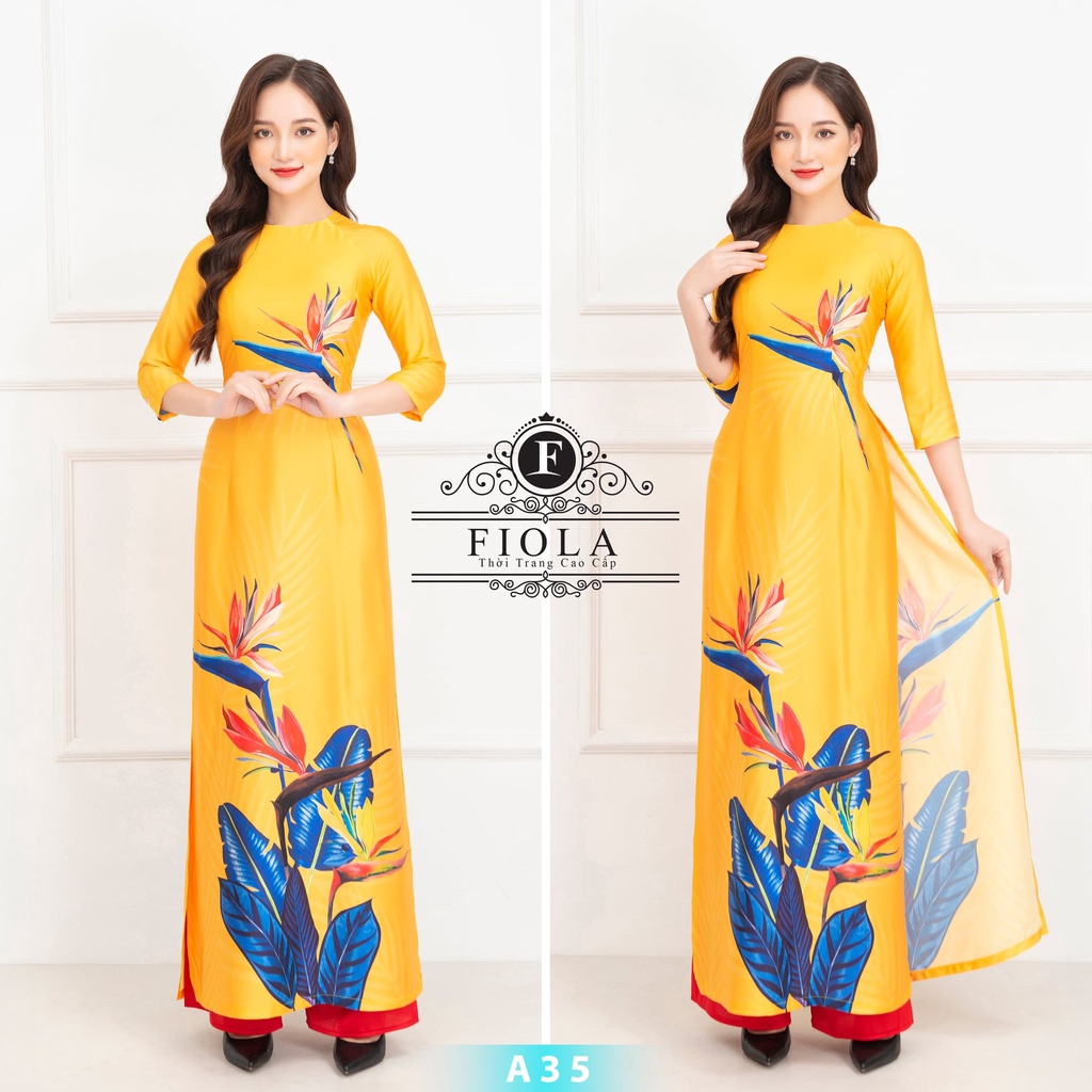 Áo dài lụa Pháp cao cấp