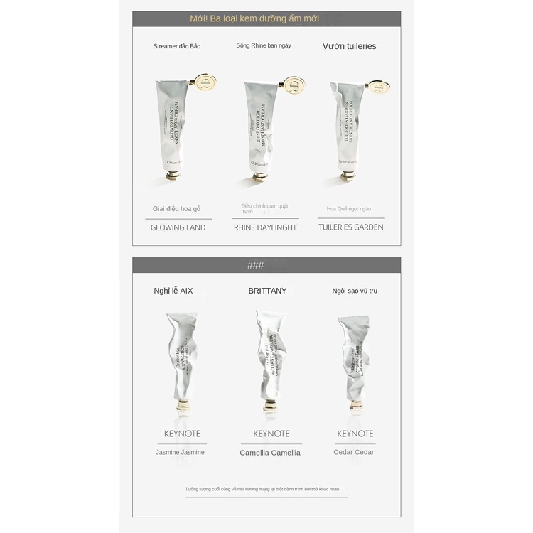 Kem Dưỡng Da Tay Dr.lrean Hương Thơm Tự Nhiên Dưỡng Ẩm Chống Khô Da