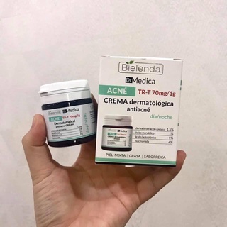 Kem Dưỡng Ngăn Ngừa Mụn Giảm Bã Nhờn, Mờ Thâm, Trắng Da, Tăng Cường Độ Ẩm -  Dr Medica Bielenda 50ml