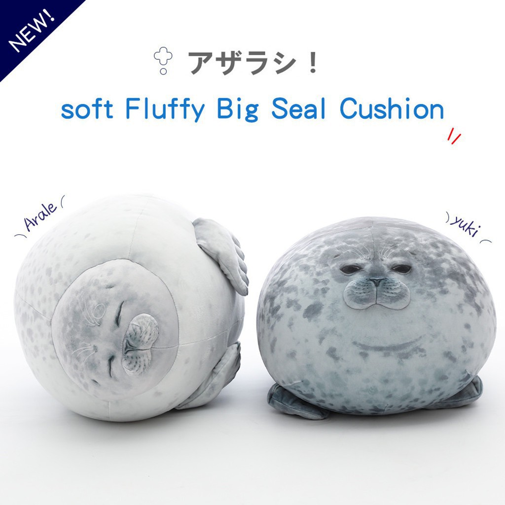 Thú Nhồi Bông Plush Toy Hải Cẩu Osaka Seal Tròn Trịa Mềm Mại