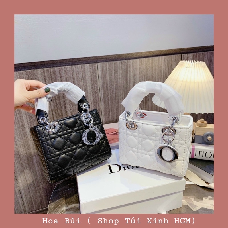 Túi Di”or La”dy Da Lì Tag Bạc Hàng Full Hộp Chuẩn Sup