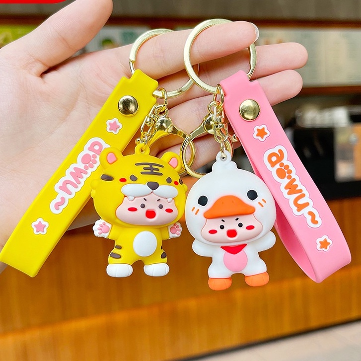 Móc Khóa Mengxu Siêu Dữ Dội Động Vật Nhỏ Dễ Thương