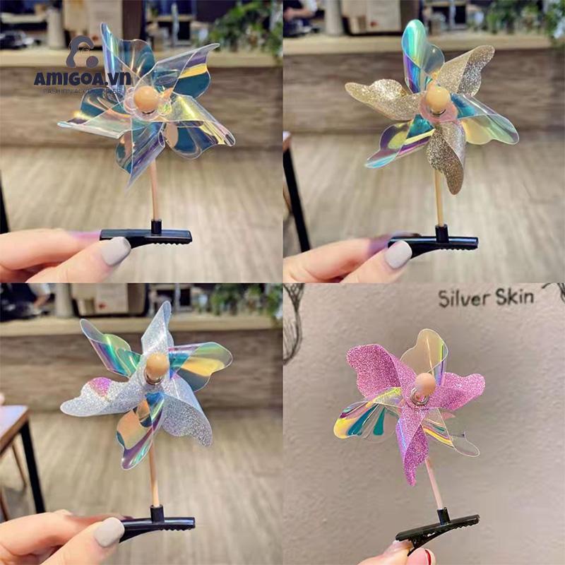 ✨✨Kẹp Tóc Hình Cối Xay Gió Dễ Thương Dành Cho Bé
