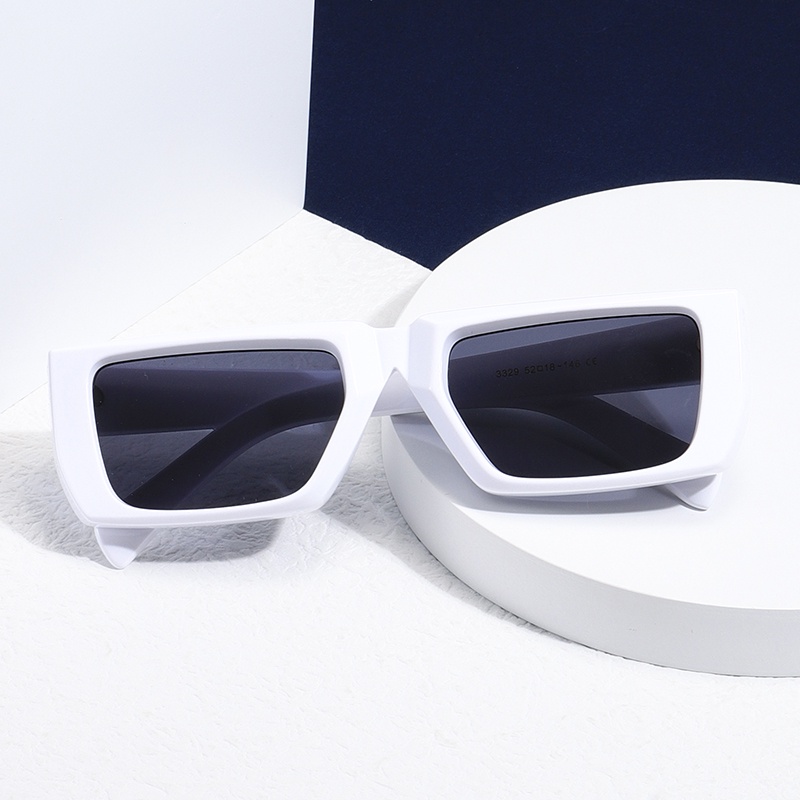 Kính Mát Gọng Vuông Chống Tia UV RZ1306 Phong Cách Retro Thời Trang Cho Nam Và Nữ