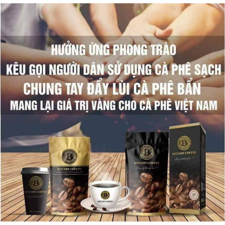 Bitcoin coffee (Tặng bình pha thủy tinh 500ml)