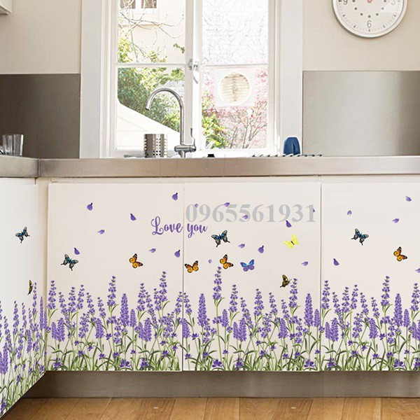 Decal hoa Lavander SK7038