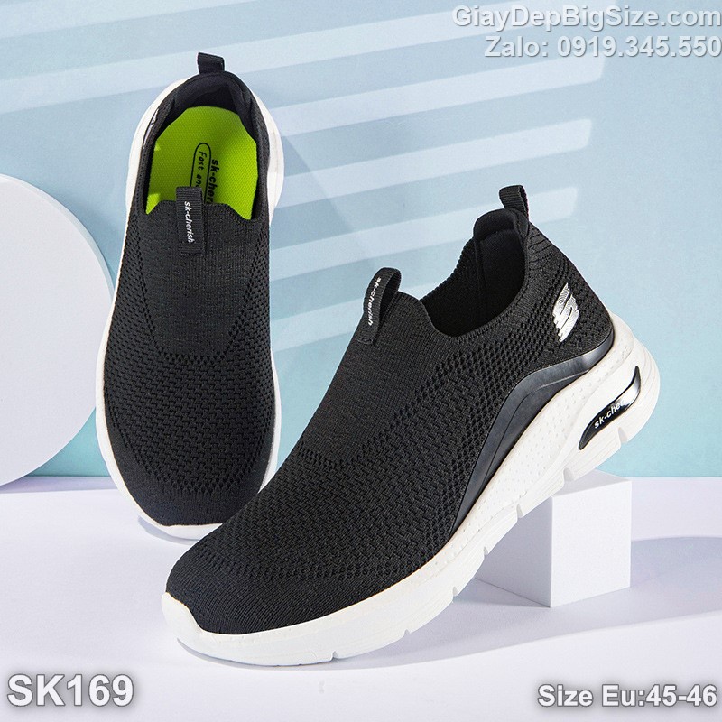 Giày chạy bộ, giày tập thể thao big size cỡ lớn EU:45-46 cho nam chân to
