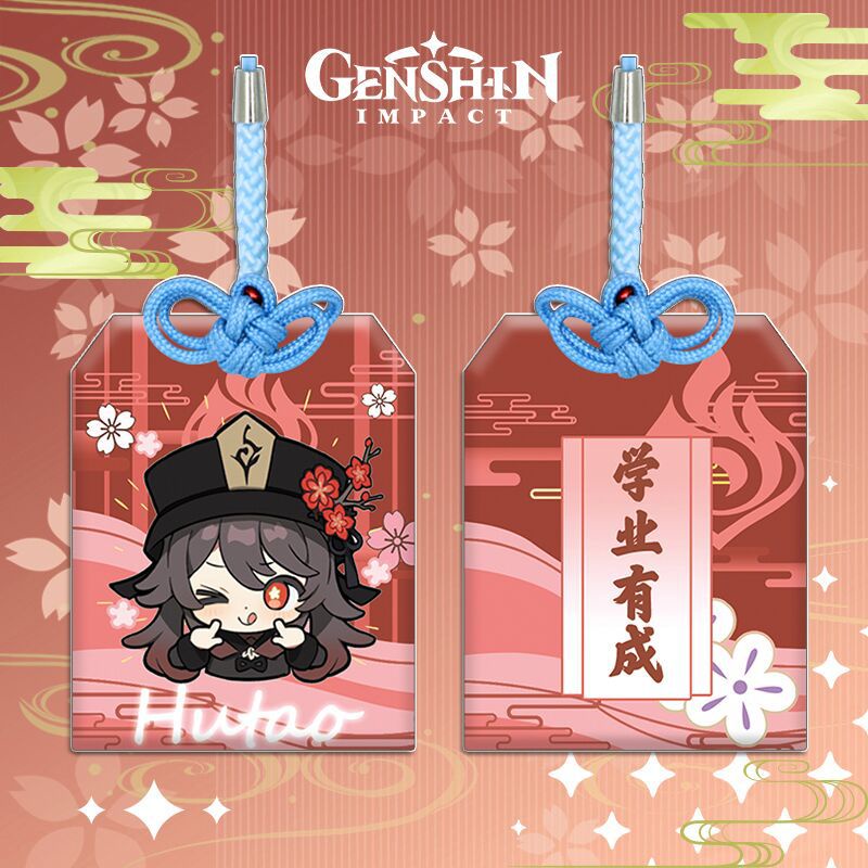 (20 nhân vật) Bua may mắn in hình nhân vật Narukami Yae Genshin impact kazuha lôi thần Hutao ayaka venti xiao
