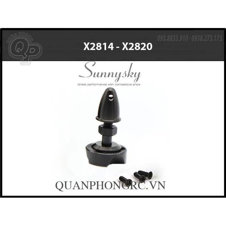 Đầu motor Sunnysky 2814 / 2820 - 3520 / 3530