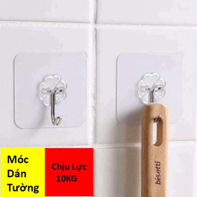 RẺ HƠN HOÀN TIỀN- Móc dán tường cường lực thần thánh siêu dính chịu được trọng lượng 10kg (Mua càng nhiều  càng rẻ) - Sh