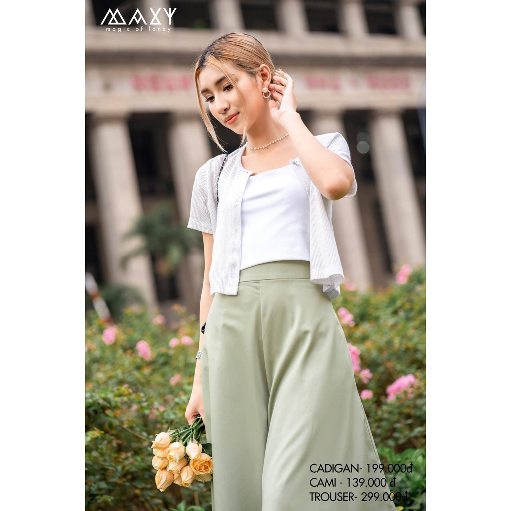 Quần nữ ống rộng giả váy trouser Maxy Workshop | BigBuy360 - bigbuy360.vn