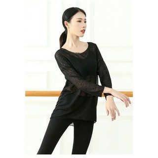 OD - A07 | Áo lưới tập múa đương đại dài tay - Đồ Múa Tuệ Nhiên