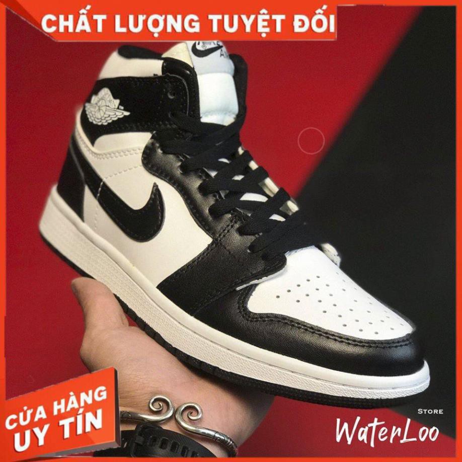 (FREESHIP+HỘP+QUÀ) Giày thể thao AIR JORDAN 1 Retro High Black White Đen trắng cao cổ siêu phong cách