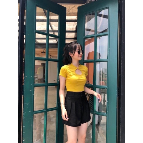 Quần short nữ ống rộng_TJO00 mầu trắng, babydoll ulzzang mềm nội y xanh | BigBuy360 - bigbuy360.vn