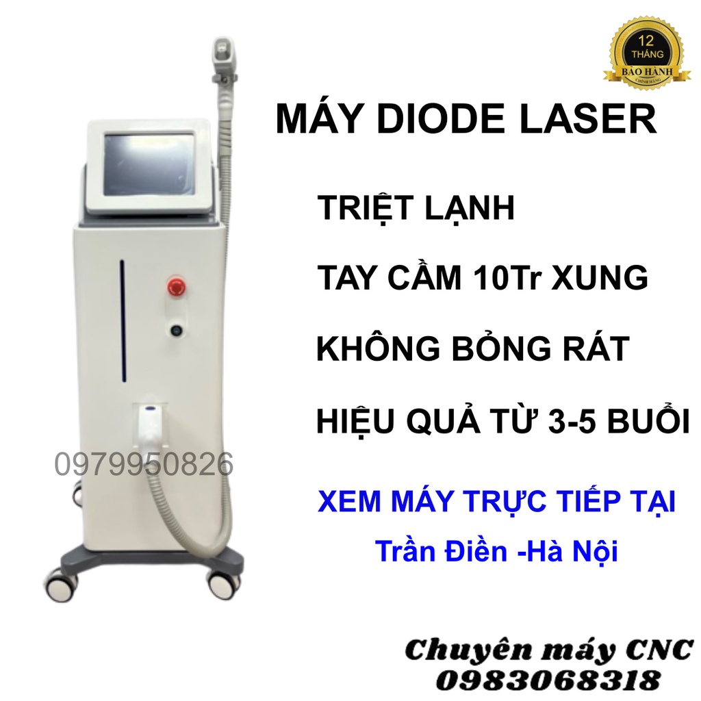 Máy triệt lông DioDe laser 810 chuẩn xịn sò chuyên dùng spa