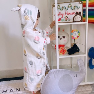 KHĂN TẮM ĐA NĂNG 6 LỚP 1-6 tuổi - kèm ảnh thật của shop