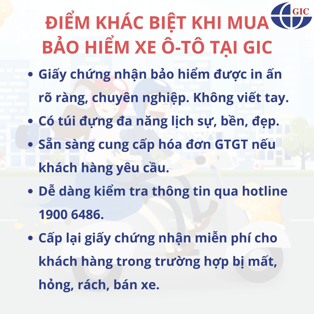 TOÀN QUỐC [Voucher giấy] Bảo Hiểm xe ô tô - GIC