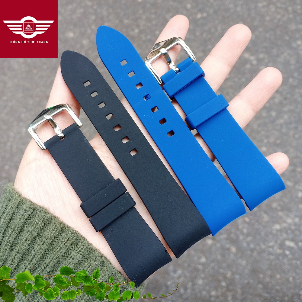 Dây Đeo Đồng Hồ Bằng Silicone Cao Su Mềm Tháo Lắp Nhanh 20 / 22  Cho Tissot Seiko
