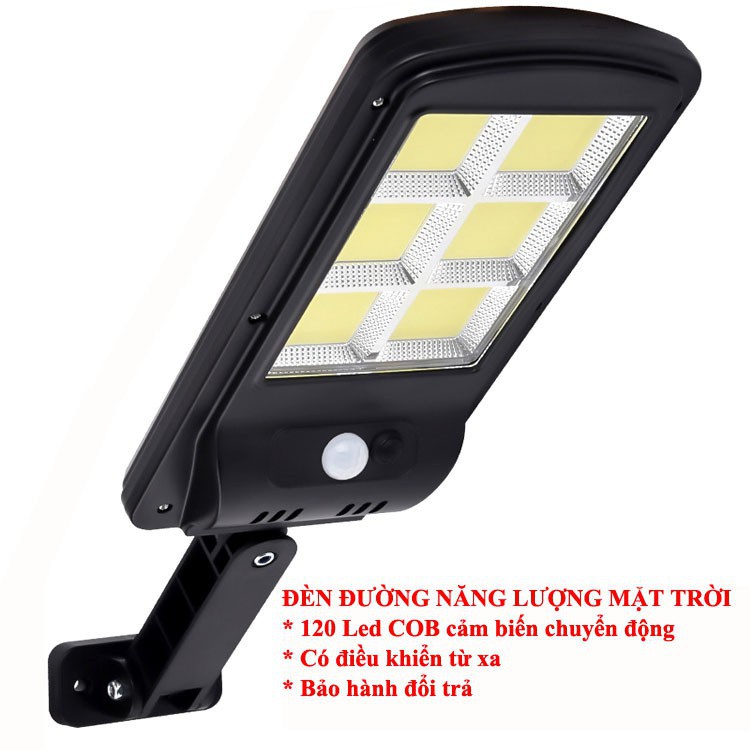 Đèn năng lượng mặt trời sân vườn solar light chống bão 150W đèn đường 120 lED