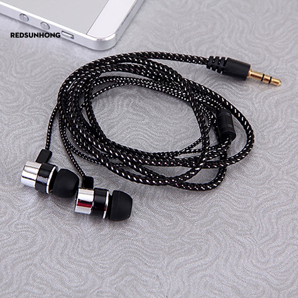 Tai Nghe Nhét Tai Mềm Có Dây Jack 3.5mm HiFi Thích Hợp Cho Thể Thao Chạy Bộ