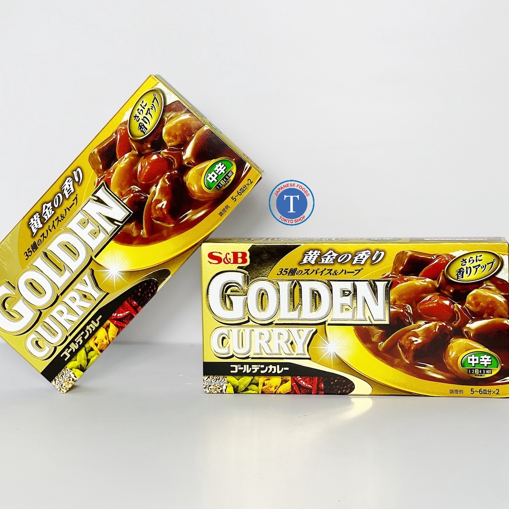 Cà Ri Số 3 Golden Curry Med Hot 198G (Hộp)