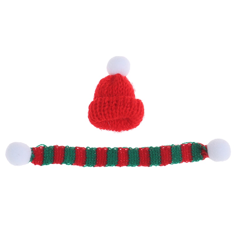 Set Mũ Giáng Sinh Kèm Khăn Choàng Cổ Tỉ Lệ 1 / 6 Độc Đáo Sống Động