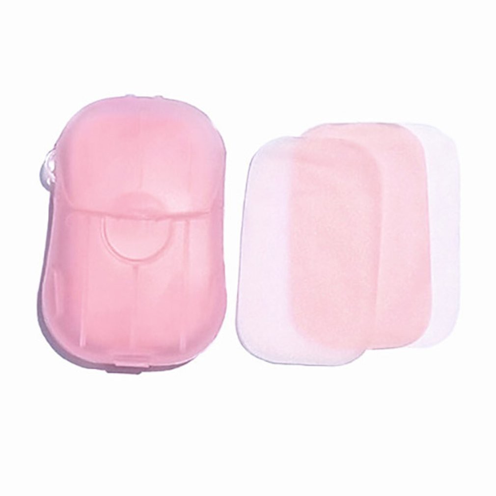 twivnignt Hộp 20 miếng xà phòng giấy rửa tay dùng một lần mang theo khi du lịch | BigBuy360 - bigbuy360.vn