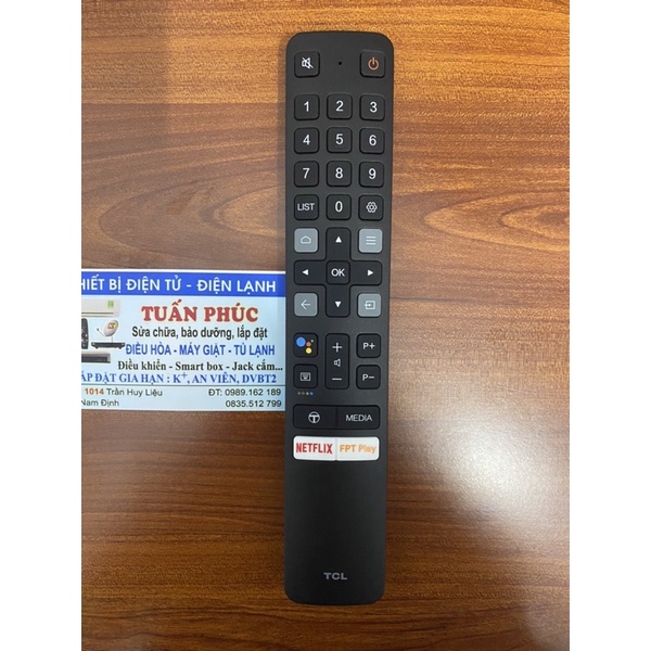 Remote TCL, Điều khiển tivi TCL giọng nói Chính Hãng