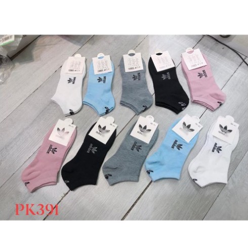 [ HÀNG MỚI RA LÒ  CỰC HÓT ] Set 5 đôi tất cổ ngắn adi cho nữ hàng loại 1