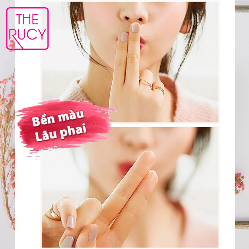 Combo The Rucy Son Symlisity Silver Màu 2 3.5g &amp; Son Dưỡng Môi Lipbalm Vanilla 4g