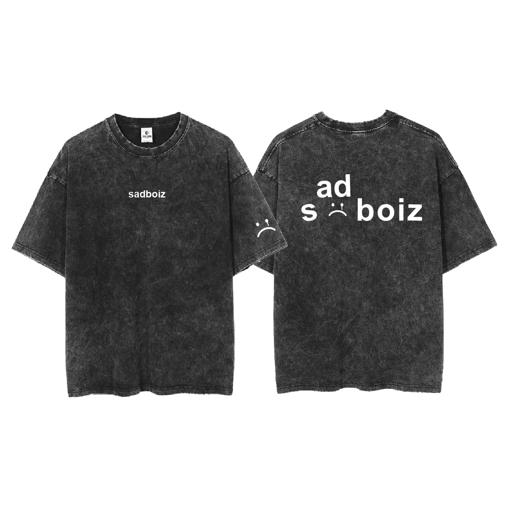 Áo Thun Wash Loang Cotton Áo Phông In Chữ Form Rộng Tay Lỡ Dáng Oversize Nam Nữ Chất Vải Dày Dặn Mặc Mát Mẻ