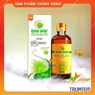 Tinh dầu sả java xông khử mùi thơm phòng đuổi côn trùng Hoa Nén 100ml