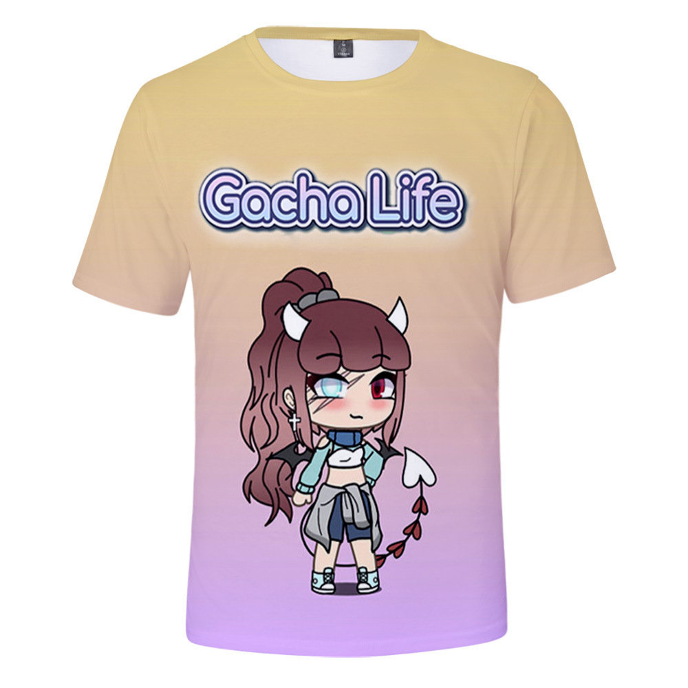 Áo Hoodie Tay Ngắn In Chữ Gacha Life Cá Tính | BigBuy360 - bigbuy360.vn