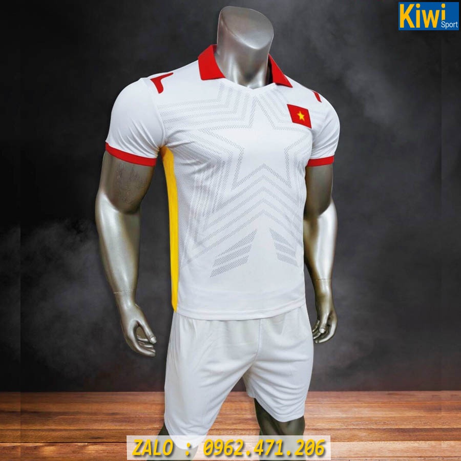 Bộ Quần Áo Đá Bóng - Đá Banh Ngắn Tay Đội Tuyển Việt Nam(TRẺ EM và NGƯỜI LỚN)2023 ( MẪU MỚI )