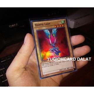 Thẻ bài yugioh chính hãng Harpie Lady  - Super Rare