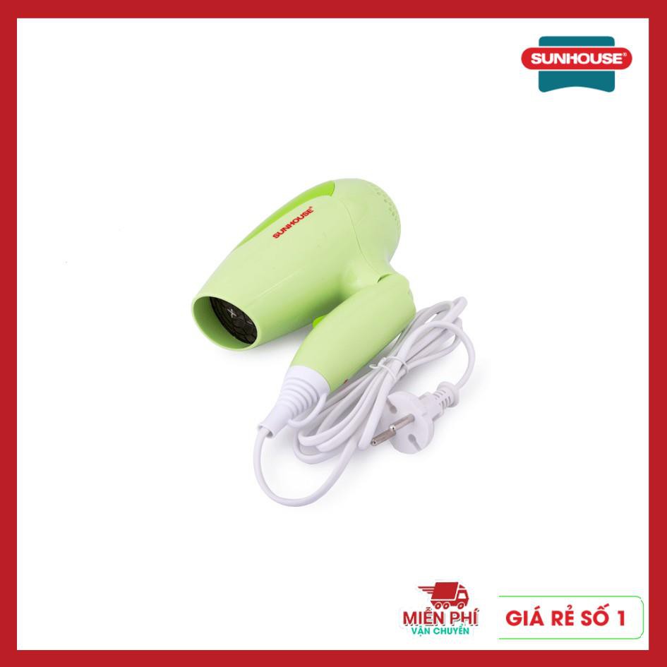 Máy sấy tóc Sunhouse SHD2302, máy sấy công suất 1200w, sấy khô nhanh, chế độ gió linh hoạt, tự động ngắt khi quá tải.
