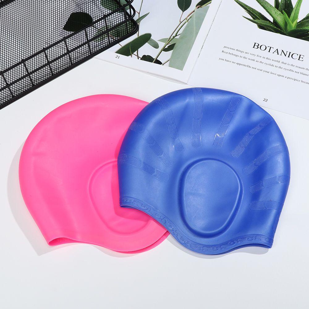 LET Mũ Bơi Silicone Co Giãn Linh Hoạt Chống Thấm Nước Cho Người Lớn