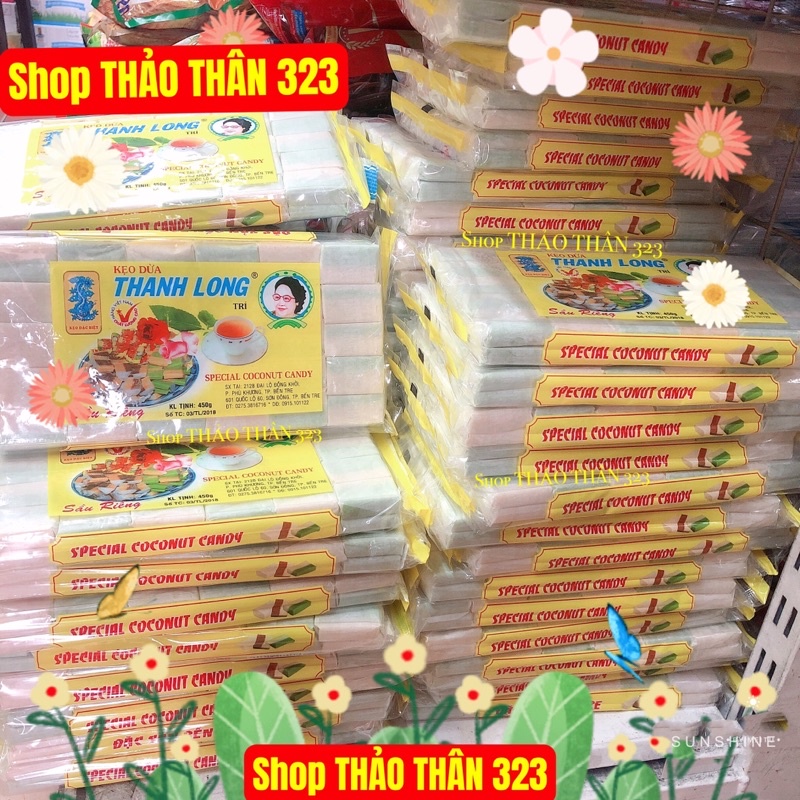 Kẹo Dừa THANH LONG Sầu Riêng -Đặc Sản Bến Tre