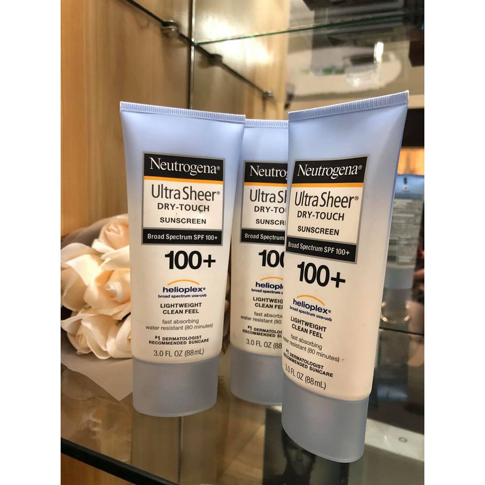 Kem chống nắng Neutrogena Ultra Sheer Dry Touch Sunscreen SPF 100+