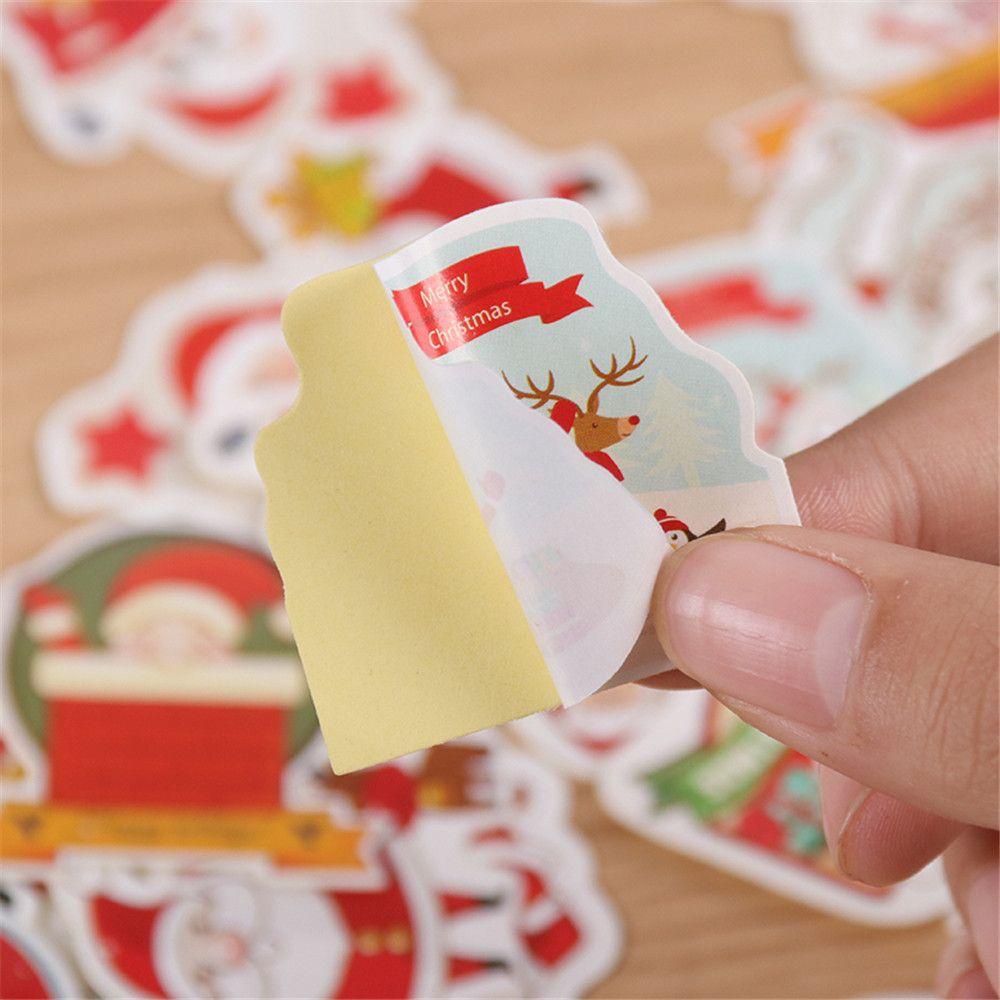 Hộp 48 Hình Dán Trang Trí Nhật Ký Chủ Đề Giáng Sinh