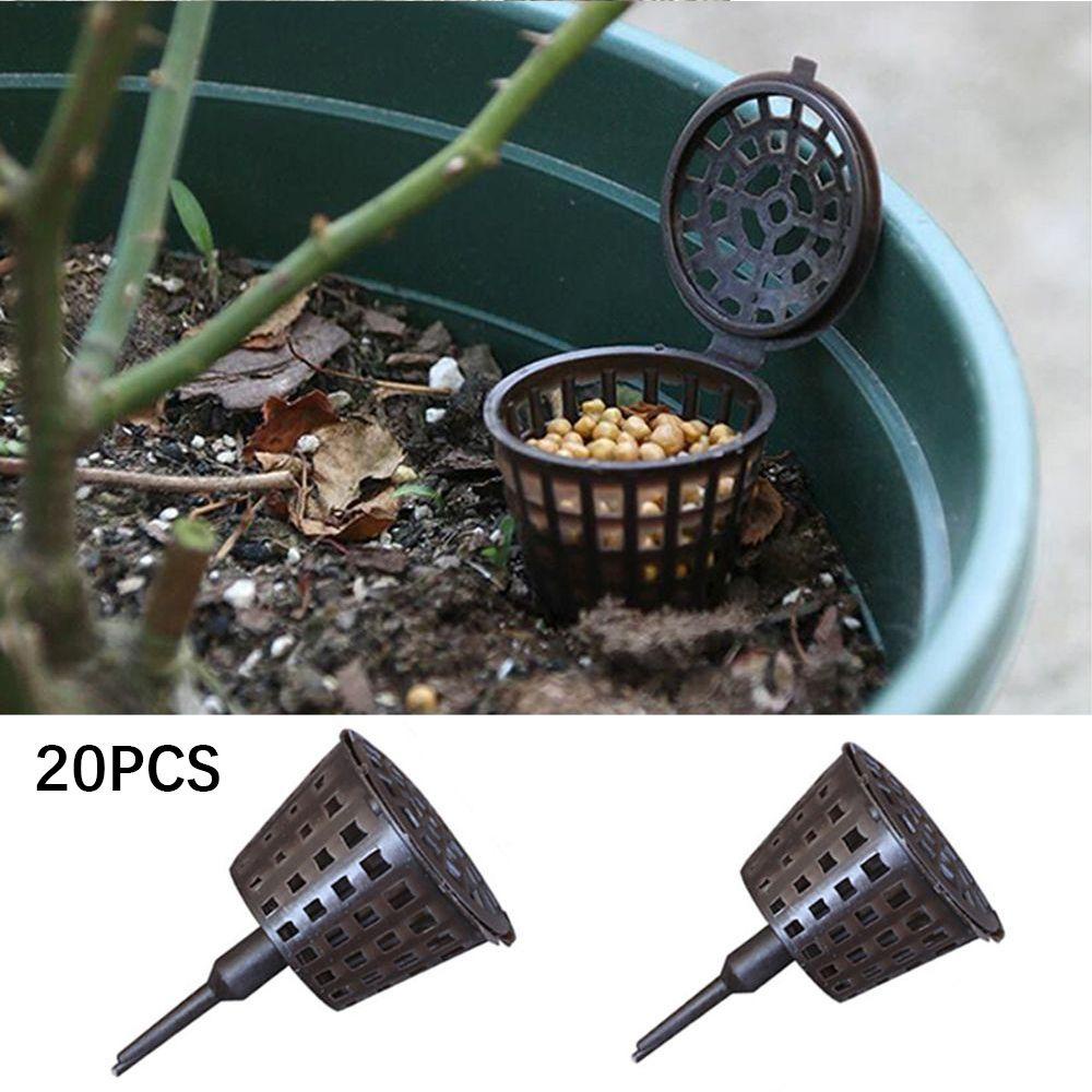 PISTA Set 20 Hộp Nhựa Trồng Cây Bonsai
